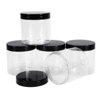 100ml clear pet jar best empty cream jar cream jar pet